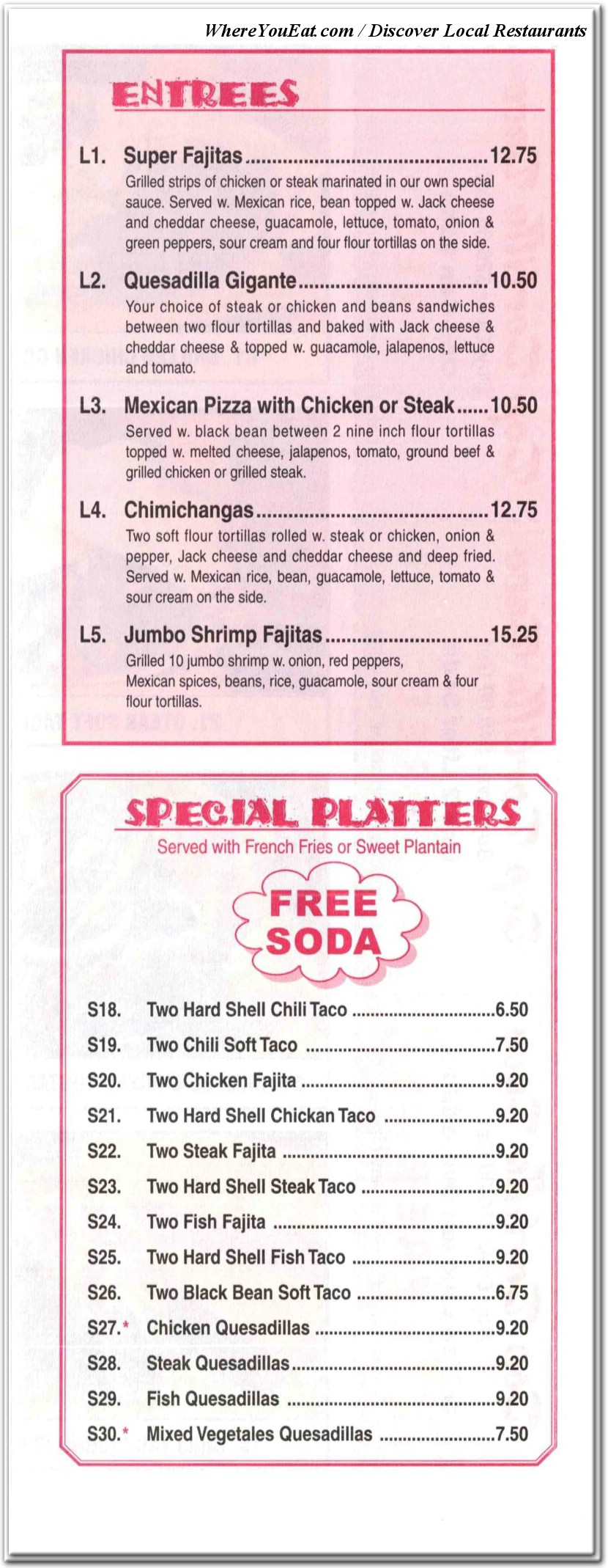 menu 4